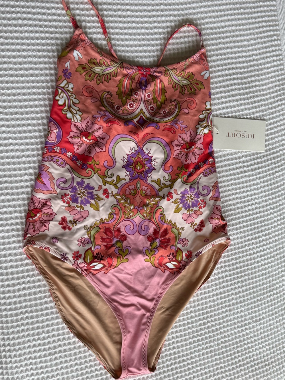 NWT Resort by Arnhem Pink Floral One Piece Swimsuit